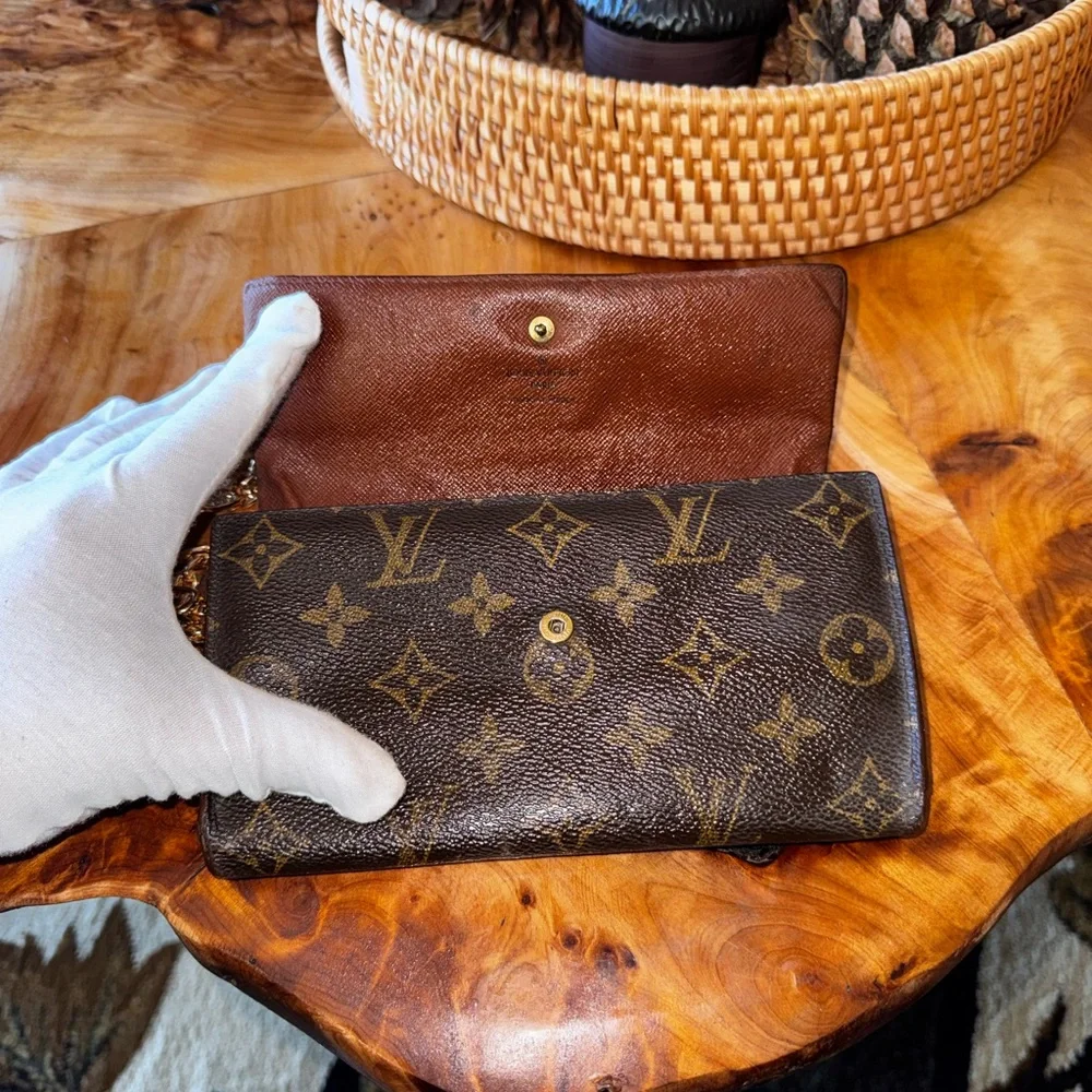 Louis Vuitton vintage international long monogram wallet converted Crossbody - Picture 7 of 16